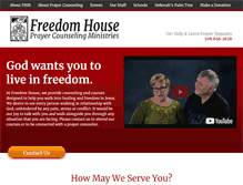 Tablet Screenshot of freedomhouseministry.com